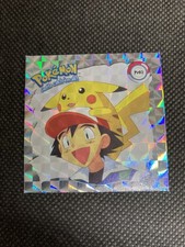 Pokemon Artbox Sticker - Pikachu and Ash - Pr03 -Series 1 Prism holo 