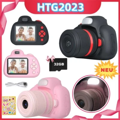 MARKENLOS Kinderkamera Digitalkamera Bildkamera 1080P Kamera Selfie Spielzeug Geschenk DE