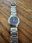 Coach Ladies Watch 0155 Date Blue Dial Stainless Water Resistant New Battery