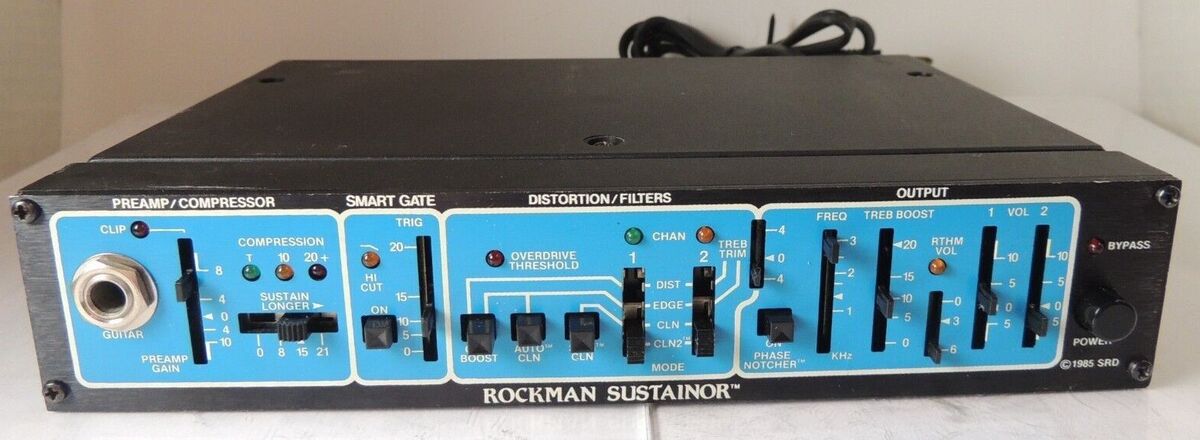 Vintage Rockman Sustainor Model 200 Effects Processor Tom Vintage Rockman Sustainor Model 200 Effects Processor Tom