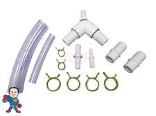 Circulation Pump Fitting Watkins Hotspring 3/4" bar x 3/4" Barb 3/8" Barb Kit