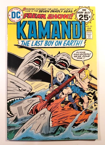 Kamandi 25 / Bronze Age Jack Kirby / VF/NM (9.0) / Superb High-Grade Copy / 1975