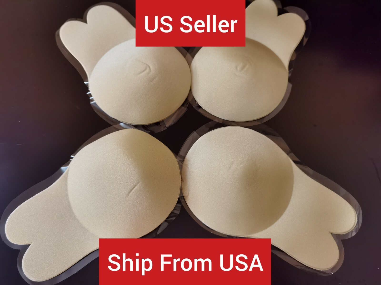 2 Pairs Rabbit Adhesive Bra,SkinFriendly Invisible Lift Up