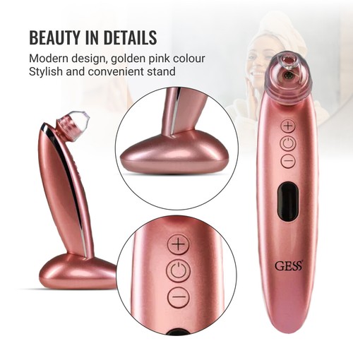 Blackheads Vacuum Remover with Camera, 4 Replaceable Probes, USB Charge, GESS - Picture 7 of 8