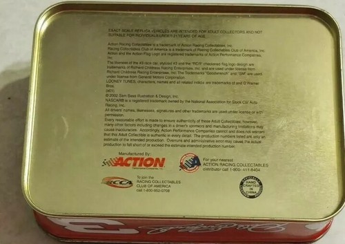 DALE EARNHARDT #3 TAZ HOT PROPERTY TIN SET 2000 MONTE CARLO LIMITED EDITION SET - Picture 7 of 8