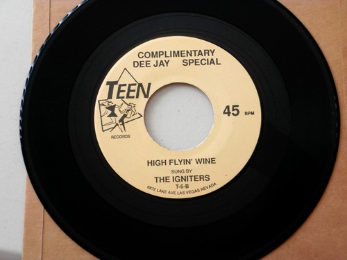 IGNITERS~ HIGH FLYIN WINE~ MINT~ ANGEL SATINTONES~ OUT OF PITTSBURGH~CHARLIE - Imagen 1 de 2