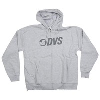 Dvs Action Embroidery Zip Up Grey/grey 020 Men's Sweatshirt Sz. S M L Xl Dvs Action Embroidery Zip Up Grey/grey 020 Men's Sweatshirt Sz. S M L Xl