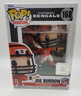 Funko Joe Burrow (Cincinnati Bengals) Pop! NFL Series 9-Brand New
