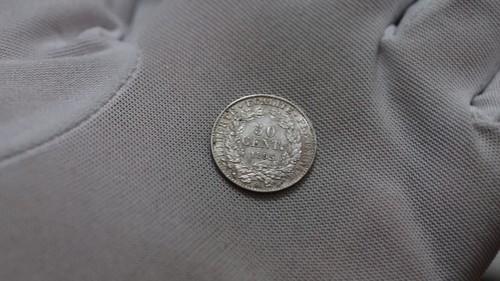 π§ π«π· France 50 CENTIMES 1895 A SILVER HIGH GRADE B66 #K7719 - Video 1 of 1