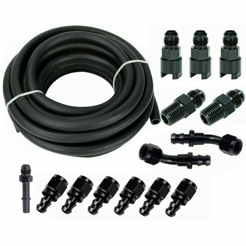 25Ft 3/8'' LS SWAP Fuel Injection Line Kit Complete Conversion EFI FI ...