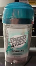 Speed Stick regular, deodorant 3.0 oz Exp: 2025 HR Protection 2 packet
