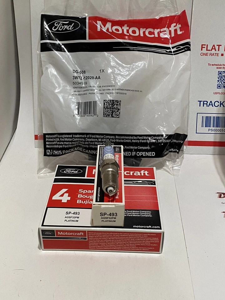 8pcs Ignition Coils Motorcraft DG-508 Ford F150 3W7Z12029-AA 4.6L 5.4L SP479 - Image 4 of 4