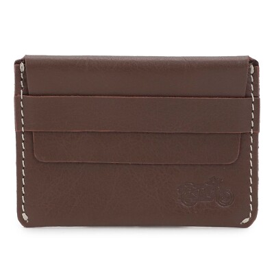 Fit For Royal Enfield Genuine Leather Wallet Handcrafted Card Case