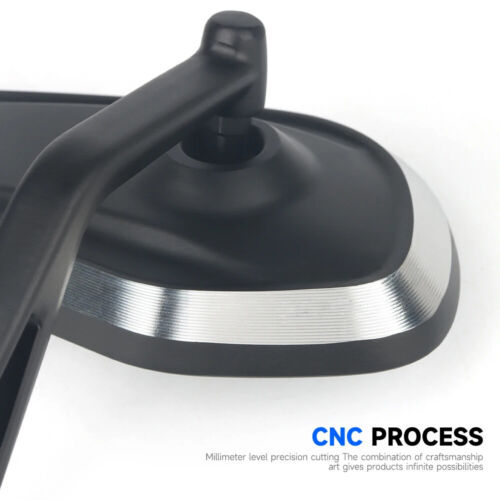 CNC Handlebar Rearview Bar End Mirror Kit For Rocket 3 Street Triple S 765 RS R - Picture 4 of 11