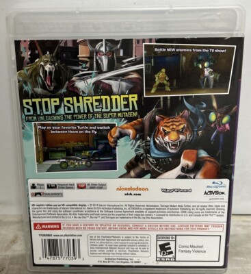 Teenage Mutant Ninja Turtles Danger of the Ooze Playstation 3 PS3