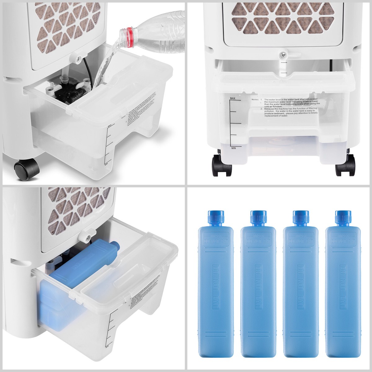 MONZANA® Luftkühler Aircooler Klimagerät 60W Ionisator 