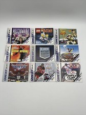 Gameboy Color GBC instruction Booklet Lot Of 9 MANUALS ONLY