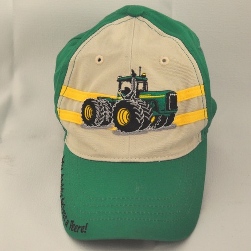 Gorra Youth John Deer Sombrero My Daddy Drives A Deere Licencia Verde Amarillo Ajustable - Imagen 3 de 9
