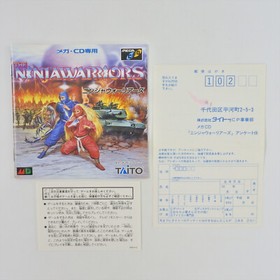 NINJA WARRIORS Sega Mega CD 1781 mcd