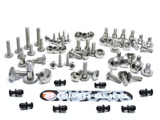 Kit bulloni carena schermo acciaio inox testa grande Honda XL650V Transalp 2007