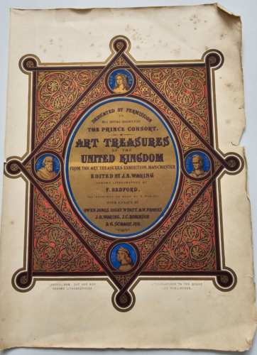 1858 KUNSTSCHÄTZE BUCH Ausstellung Skulptur Chromdruck ELFENBEIN TENURE HORN - Bild 3 von 4