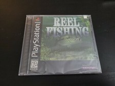 Reel Fishing PS1 Brand New Sealed Hangtag Playstation One Black Label 1st Print