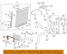 GM OEM 17-22 Colorado Cooling Radiator Components-Air Inlet Baffle 84152205