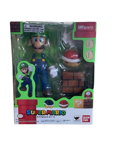 BAS69304: Bandai Super Mario S.H.Figuarts Luigi Action Figure | eBay