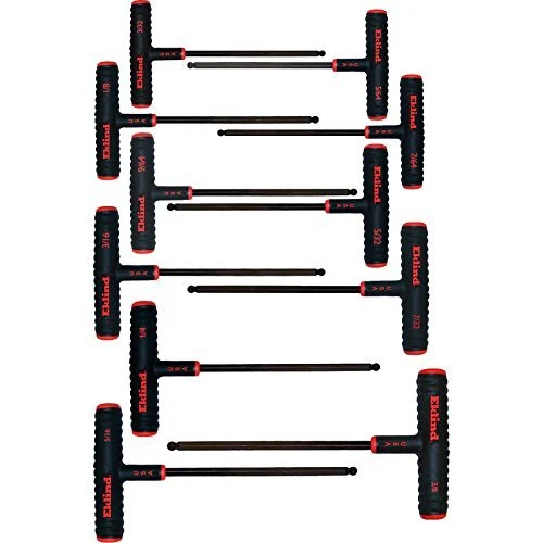 Chave Allen Eklind 60811 Power-T alça bola-hex chave-conjunto de 11 peças SAE polegadas