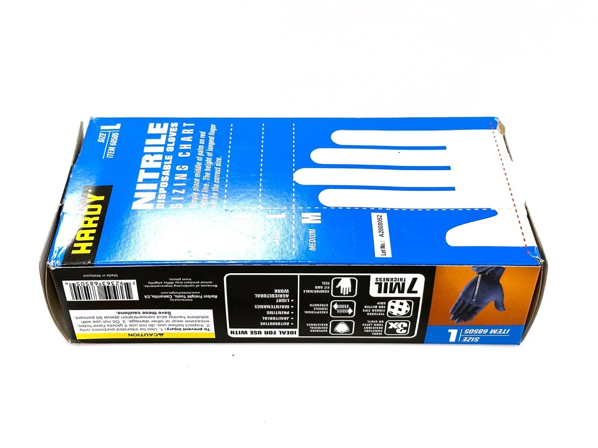 hardy 7 mil nitrile disposable gloves