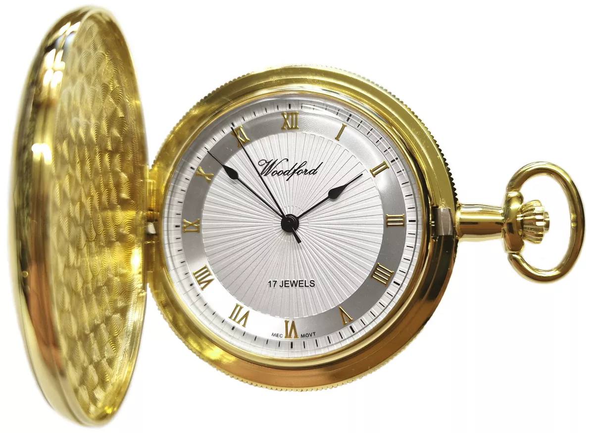 Woodford pocket watch 17 jewels clearance