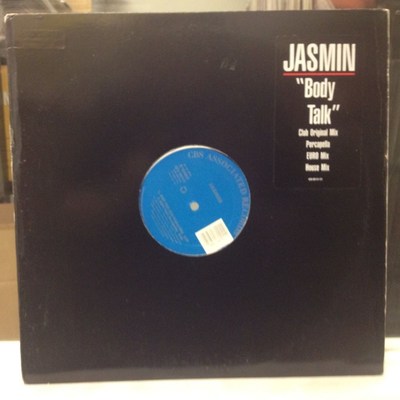 [SOUL/FUNK]~NM 12''~JASMIN~Body Talk~[x4 Mixes]~{1988~CBS~Issue]