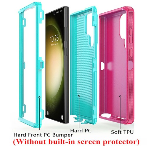 For Samsung Galaxy S24 Ultra S23 S22 S21+ S20 FE S9 Shockproof Case Hybrid Cover - Picture 34 of 81