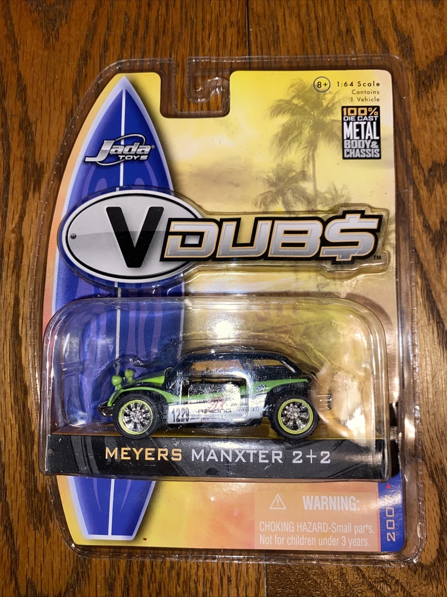 Jada Toys VDUBS - Meyers Manxter 2+2 Green & Black - 1:64 Diecast