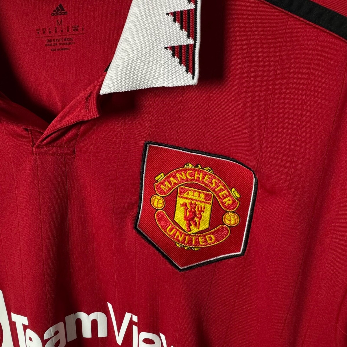 Maillot Manchester United 2022-23 Domicile #8 Bruno Fernandes - Taille M - Adidas