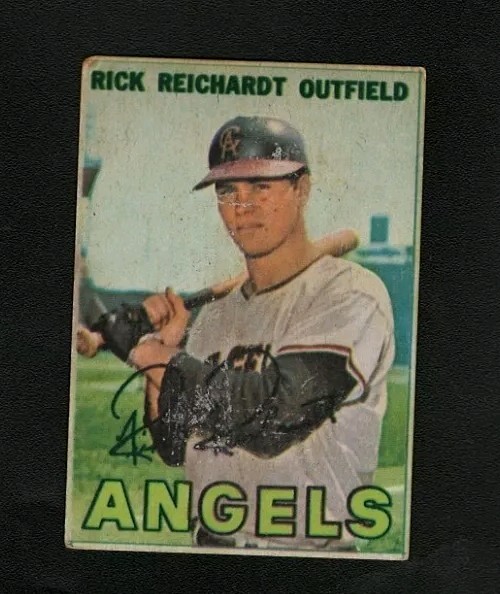 1967 Topps Venezuelan - #202 Rick Reichardt. Angels