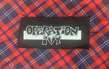 Operation Ivy "Logo" DIY Patch- Punk Crust Leftover Crack Star Hipsters