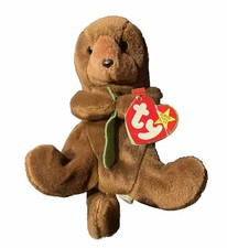 Ty Beanie Baby Babies Seaweed The Otter With Tag Style 4080 Plush Stuffed Animal