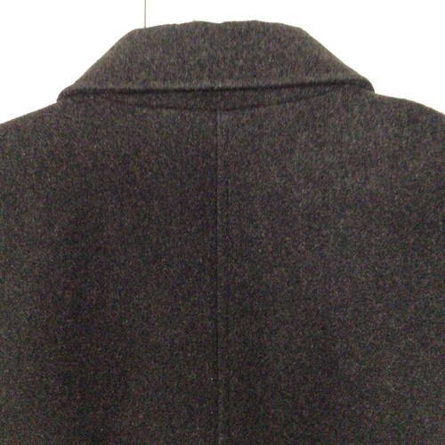 90s Old Navy Y2K Wool Jacket Mens XXL Charcoal Collar Pockets Quilted Lining - Picture 16 of 24