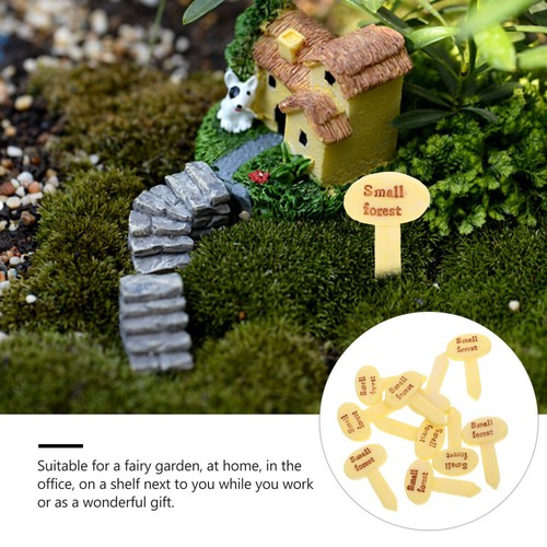 10pcs Schritt Modelle Harz Rasen Stake Micro Landschaft Ornamente - Bild 3 von 12