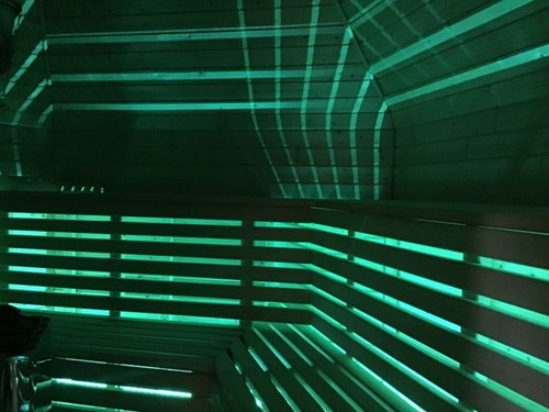 LED Saunabeleuchtung, Unterbank, Saunabeleuchtung, Sauna, Farblicht 5. Meter,, - Bild 3 von 10