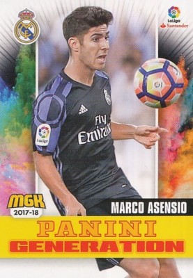 405 MARCO ASENSIO ESPANA REAL MADRID PANINI GENERATION CARTE CARD MGK 2018