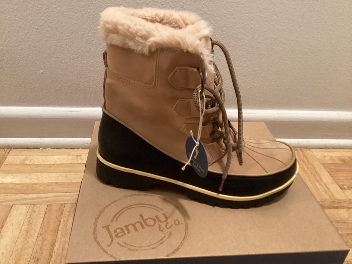 New JBU Mendocino Womens Winter Boots Size 7 Tan NEW | eBay