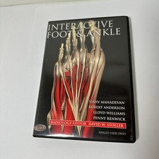 Interactive Foot Ankle CD-ROM for Windows / Mac Used Free Shipping