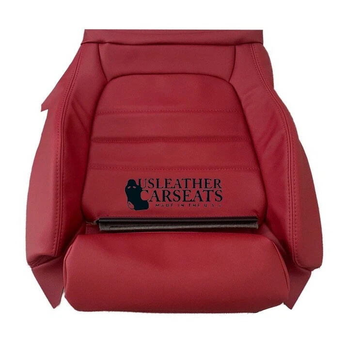 Cubierta inferior de cuero roja para Mercedes Benz C300 2015-2018-2021 cupé del conductor Foto 3 de 4