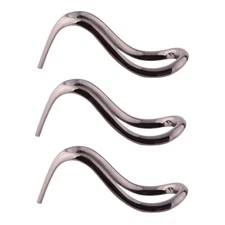 PVC 3pcs Smoking Pipe Stand Holder Plastic Display Rack for 1 Tobacco Pipe