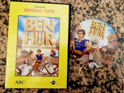 Ben Hur Films DVD La pelicula animada  Cinema Kids Universal ABC Pal 2004