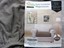 taupe easy going chair or sofa cushion slipcover soft stretch cover new