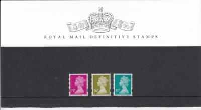 Set 81p GB 2008 DEFINITIVE PRESENTATION PACK No 78 15p 81p MINT STAMP MACHIN ...