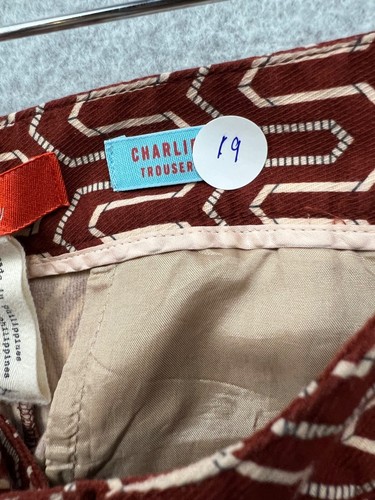70s Retro Anthropologie Cartonnier Chino Ankle Trouse Pants Womens 4R Modern - Picture 11 of 11